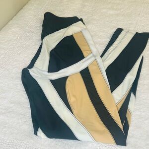 Mugler Paris Sculpted Panel Leggings Size 38